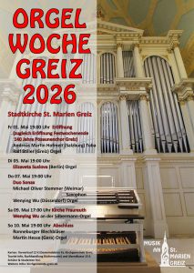 Orgelwoche 2026